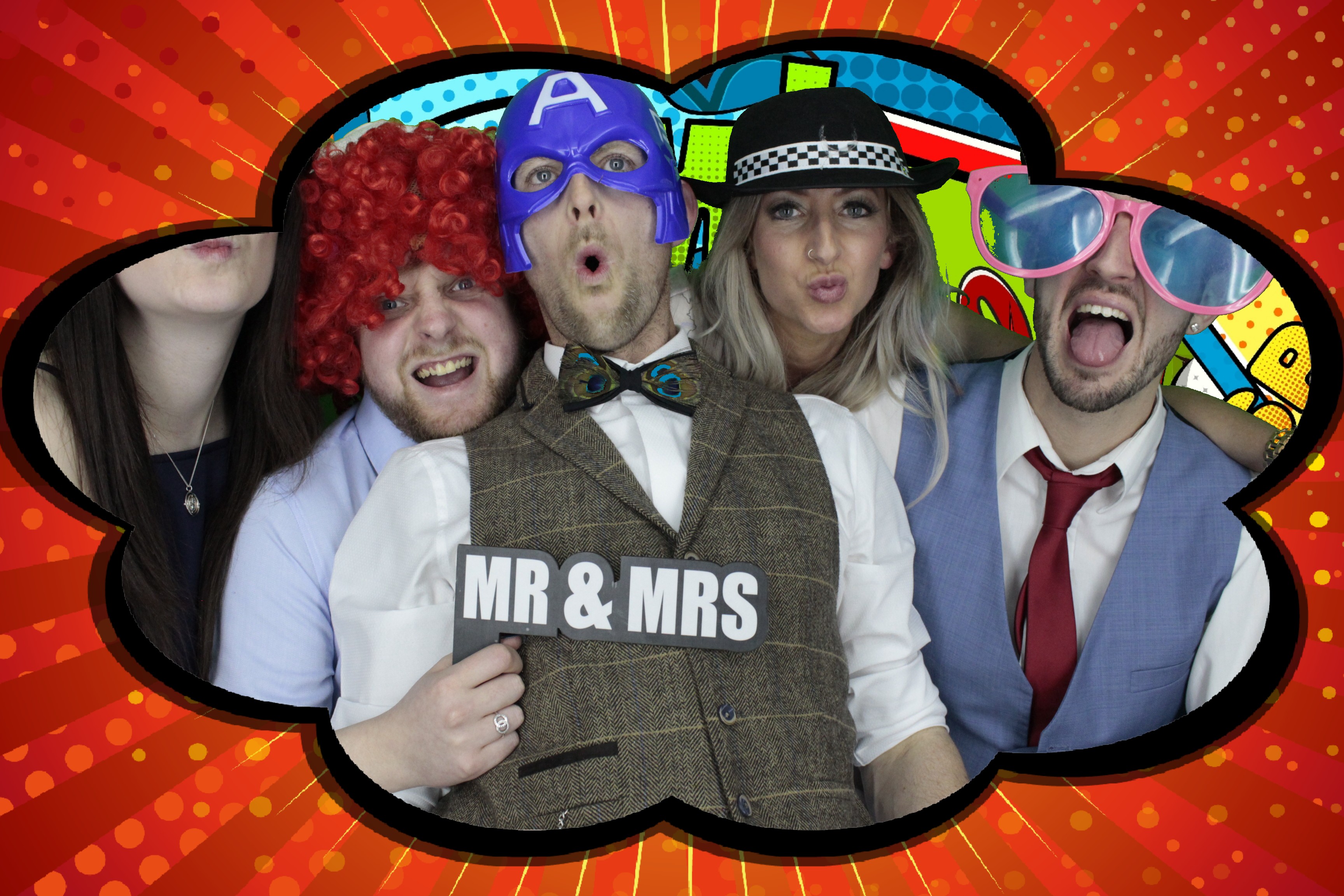 Nikki Carr's Wedding | View more photos from the event at gallery.myphotoboothexperience.co.uk/u/MyPhotoBoothExperienceLtd/Nikki-Carrs-Wedding